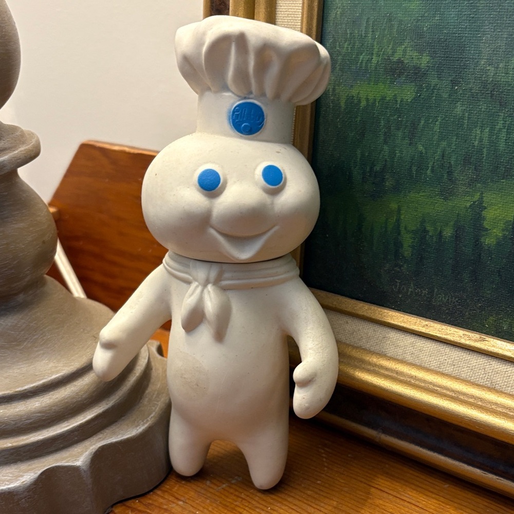 Pillsbury doughboy 1970s squish toy